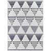 Geometric Moroccan Pile Shag Accent Rug 5' x 7'